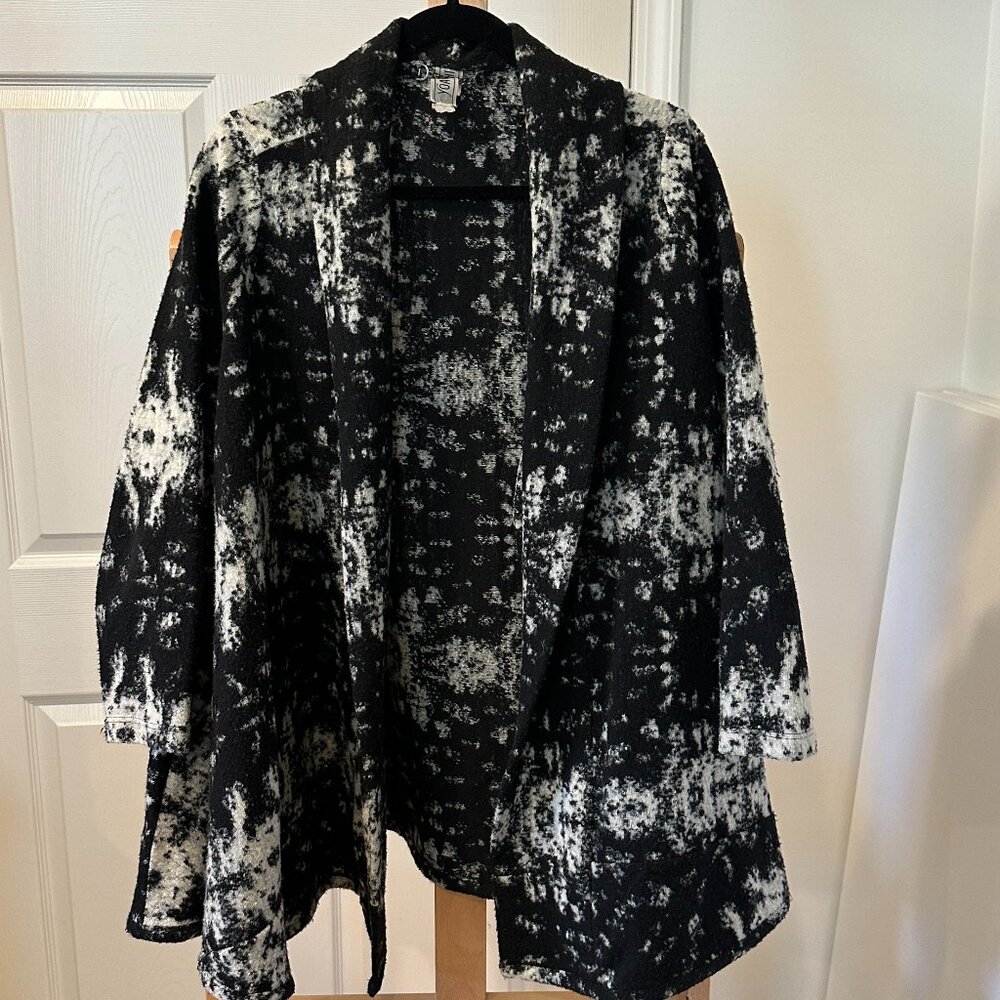 Yoana Barasci Knit Sweater Coat Cardigan Size Large